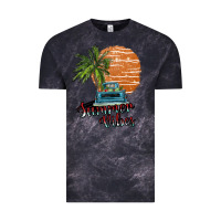 Cloud Black summer vibes Vintage Tee - SublimationCraftShop