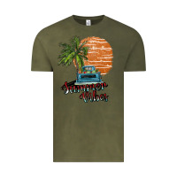 Vintage Olive summer vibes Vintage Tee - SublimationCraftShop