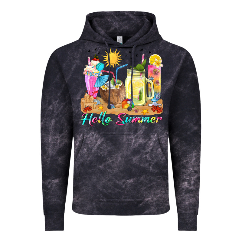 Hello Summer Drinks Vintage Hoodie by texasbilliewilder | Teevron