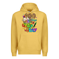 Antique Gold 100 days of cray cray Premium Hoodie - LillyAllenDesigns
