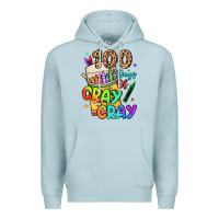 Blue Mist 100 days of cray cray Premium Hoodie - LillyAllenDesigns