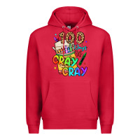 Cardinal 100 days of cray cray Premium Hoodie - LillyAllenDesigns