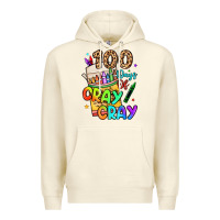 Sandshell 100 days of cray cray Premium Hoodie - LillyAllenDesigns