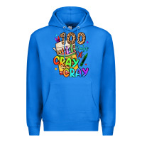 True Royal 100 days of cray cray Premium Hoodie - LillyAllenDesigns
