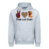 Heather Grey Peace Love Rodeo Urban Hoodie - Bettercallsaul