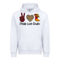 White Peace Love Rodeo Urban Hoodie - Bettercallsaul