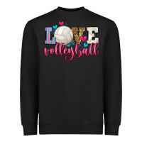 Black love volleyball Heavyweight Sweatshirt - Zillion Design Studio