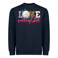 Navy love volleyball Heavyweight Sweatshirt - Zillion Design Studio