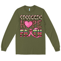 Army Green strength hope faith Long Sleeve Tee - JahusDesignShop