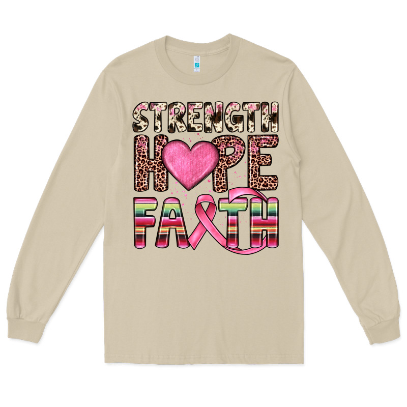Strength Hope Faith Long Sleeve Tee by JahusDesignShop | Teevron