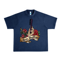 Navy hair hustler 4 Urban Heavy Tee - SublimationCraftShop