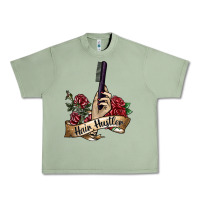 Oil Green hair hustler 4 Urban Heavy Tee - SublimationCraftShop