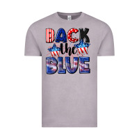Vintage Zinc Back the blue 4th of july Vintage Tee - CowGirlArtShop