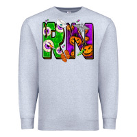 Heather Grey halloween rn Premium Sweatshirt - NancyCooperArtShop