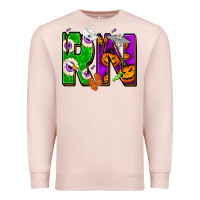 Pale Pink halloween rn Premium Sweatshirt - NancyCooperArtShop