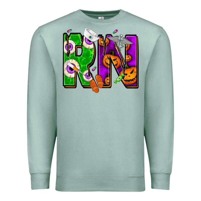 Halloween Rn Premium Sweatshirt by NancyCooperArtShop | Teevron
