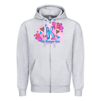 Heather Grey back to school flowers kindergarten 3200x2400 Zipper Hoodie - AdoDesignShop