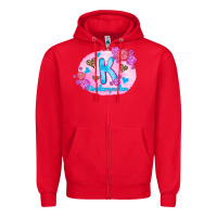 Red back to school flowers kindergarten 3200x2400 Zipper Hoodie - AdoDesignShop