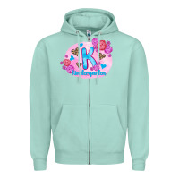 Seafoam back to school flowers kindergarten 3200x2400 Zipper Hoodie - AdoDesignShop