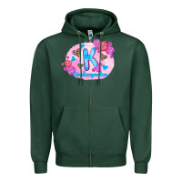 Sports Green back to school flowers kindergarten 3200x2400 Zipper Hoodie - AdoDesignShop