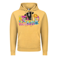Vintage Mustard hello summer Vintage Hoodie - texasbilliewilder