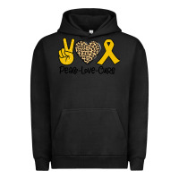 Pigment Black Peace Love Cure Urban Hoodie - Bettercallsaul