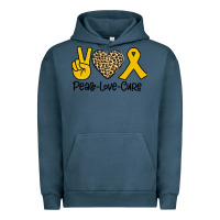 Pigment Midnight Navy Peace Love Cure Urban Hoodie - Bettercallsaul