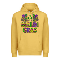 Antique Gold mardi gras Premium Hoodie - LillyAllenDesigns