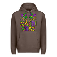 Coffee mardi gras Premium Hoodie - LillyAllenDesigns
