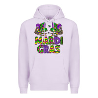 Lilac mardi gras Premium Hoodie - LillyAllenDesigns