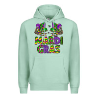 Seafoam mardi gras Premium Hoodie - LillyAllenDesigns