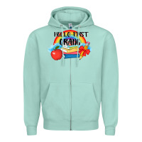 Seafoam back to school hello first grade 3200x2400 Zipper Hoodie - AdoDesignShop