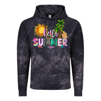 Cloud Black hello summer with sun Vintage Hoodie - texasbilliewilder