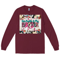Burgundy her battle is my battle Long Sleeve Tee - JahusDesignShop