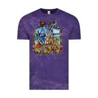Cloud Purple summer Vintage Tee - SublimationCraftShop