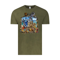 Vintage Olive summer Vintage Tee - SublimationCraftShop
