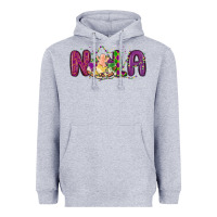 Heather Grey nola cake mardi gras Heavyweight Hoodie - MaliasSmallBusiness