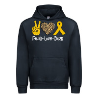 Navy Peace Love Cure Urban Hoodie - Bettercallsaul
