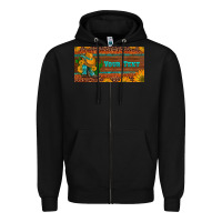 Black (preview)custom cowboy boots sunflowers and cactus license plate Zipper Hoodie - Artiststas