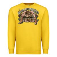 Lemon whose bed have your boots under cowboy western Premium Sweatshirt - NancyCooperArtShop