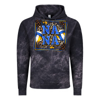 Cloud Black volleyball nana with leopard Vintage Hoodie - Zillion Design Studio