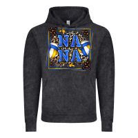 Vintage Black volleyball nana with leopard Vintage Hoodie - Zillion Design Studio