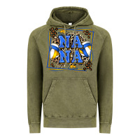 Vintage Olive volleyball nana with leopard Vintage Hoodie - Zillion Design Studio
