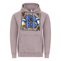 Vintage Zinc volleyball nana with leopard Vintage Hoodie - Zillion Design Studio