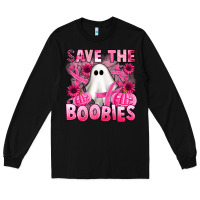 Black save the boobies Long Sleeve Tee - Artiststas