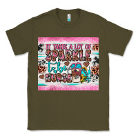 Army Green it takes a lot of sparkle to be a nurse Classic Tee - JahusDesignShop