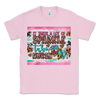 Bubblegum Pink it takes a lot of sparkle to be a nurse Classic Tee - JahusDesignShop