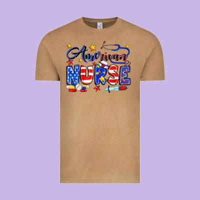 American Nurse Vintage Tee Designed By Neo Western