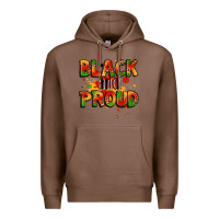 Chestnut black and proud Premium Hoodie - LillyAllenDesigns