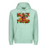Seafoam black and proud Premium Hoodie - LillyAllenDesigns